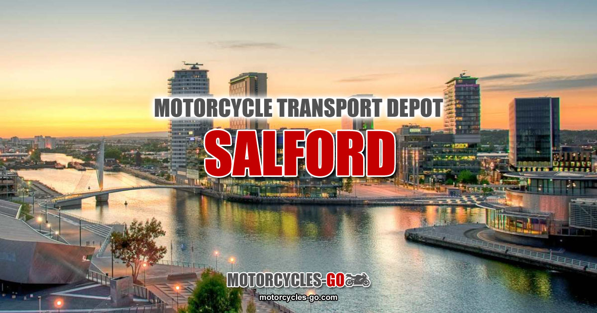 Motorcycle Transport Depot Salford Manchester England OG01