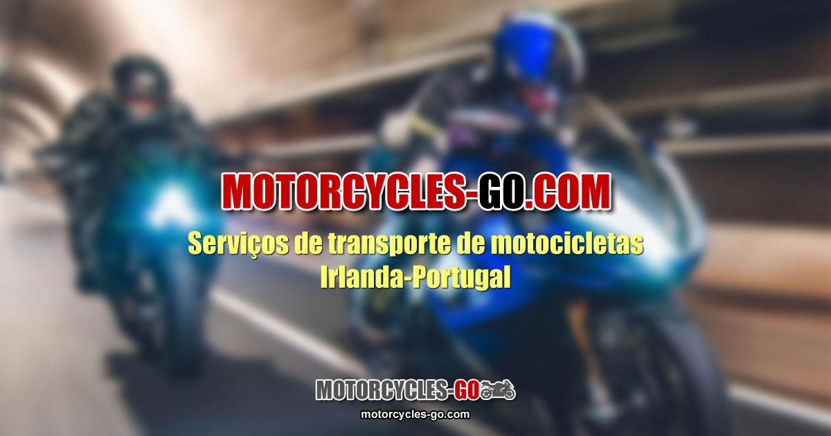Serviços de transporte de motocicletas Irlanda Portugal
